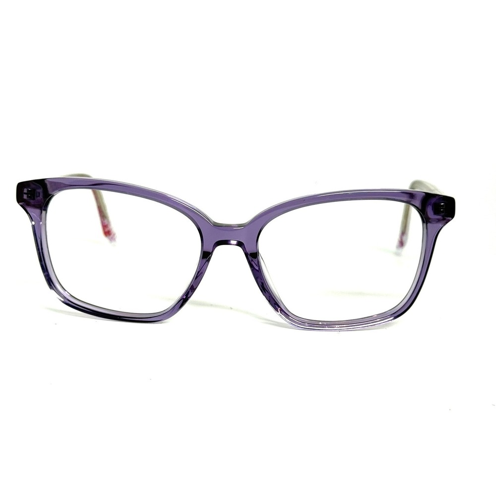 Steve Madden Leza Purple Glitter Temple Eyeglass Frames 51-15-135 CV